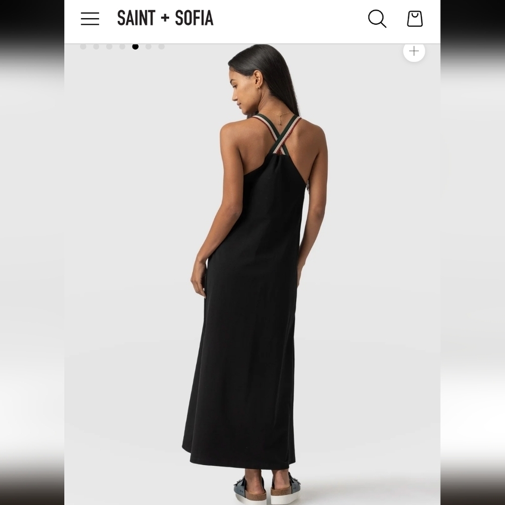 Saint + Sofia Elegant Blue Maxi Dress_14 - Picture 7 of 7